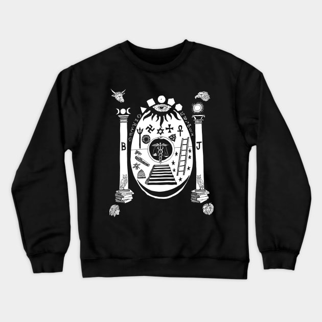 Occult Arcana By Ryan Gable Crewneck Sweatshirt by thesecretteachings